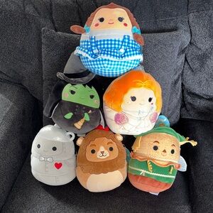 Squishmallow Wizard of Oz Characters Dorothy Lion Tin Man Scarecrow Witches 85th